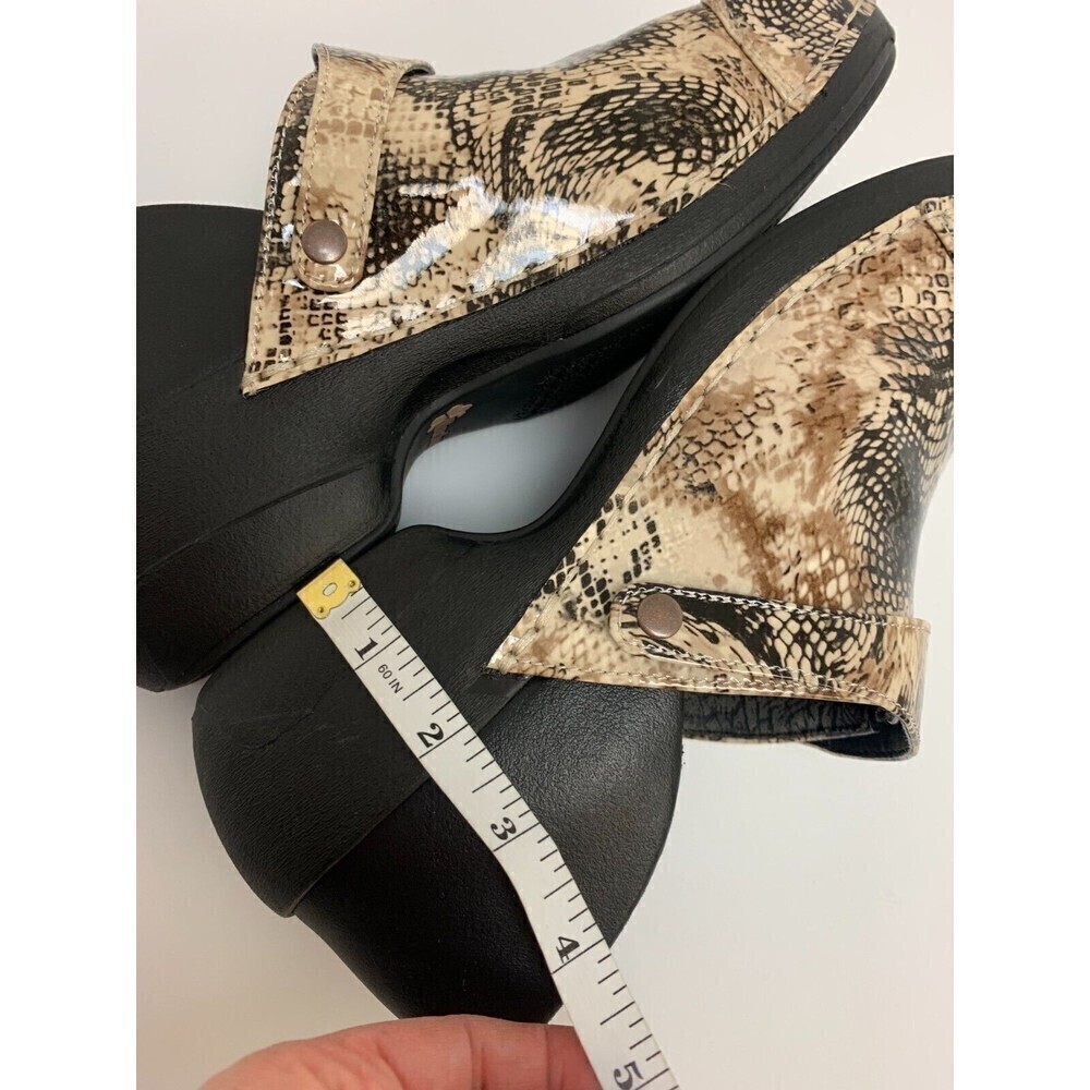 Rocky 4EurSole Serpentine Clogs Snakeskin Print Shoes RKH052 Womens 10-10.5W - Picture 8 of 15